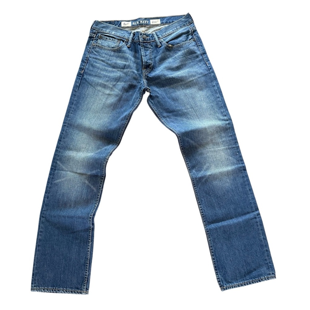 Old Navy Men's Blue Straight Jeans